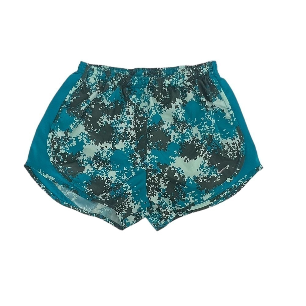 Nike Dri Fit Teal Brown Athletic Shorts Size Medium Women’s